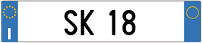 Truck License Plate